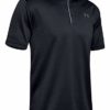 Under-Armour Men's Tech Golf Polo Shirt - Black - Large