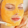 15% Glycolic Acid Peel Pumpkin Enzyme Facial Face Mask AHA + 7.75 inch Fan Brush