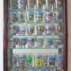 36 Shot Glass or 21 Shooter Display Case Cabinet with door, Solid Wood,SCD06B-CH