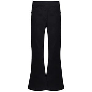 A2Z 4 Kids Girls Denim Jeans Comfort Stretchy Flared Bell Bottom Pants - Jeans JN36 Jet Black 9-10