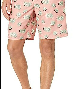 Amazon Essentials Men's 9" Quick-Dry Swim Trunk Pink Fruit XL