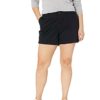 Amazon Essentials Women's 5-inch Inseam Chino Shorts (Available in Plus Size), Black, 30
