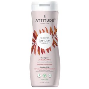 ATTITUDE Hair Shampoo, Plant and Mineral-Based Ingredients, Vegan Beauty and Personal Care Products, Color Protection, Avocado Oil & Pomegranate, 473 mL