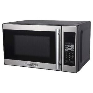 BLACK+DECKER 0.7 cu ft 700W Microwave Oven - Black