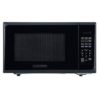 BLACK+DECKER 1.1 cu ft 1000W Microwave Oven - Stainless Steel Black