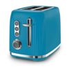 Breville Bold Blue 2-Slice Toaster with High-Lift & Wide Slots | Blue & Silver Chrome [VTR014]