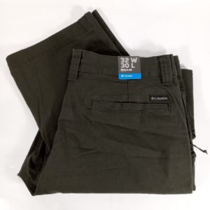 Columbia Men's Hiking Pants Flex Roc Pant Green 32 x 30 1792581327 MSRP $65