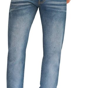 Ethanol Mens Super Comfy Straight Stretch Knit Jersey Denim Five Pocket Jean