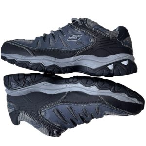 EUC Skechers After Burn Memory Fit - Strike Off Lace-Up Sneaker Navy Men’s 11.5