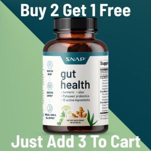 Gut Health Supplements - Digestive Enzymes, Bloating Relief (60 Capsules)