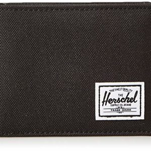 Herschel Unisex's Hank 钱包행크 Rfidhank Rfidهانك ار اف اي ديrfid Hankhank RFID Bi-Fold Wallet, Black/Black Synthetic Leather, One Size