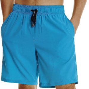 HOdo Mens Swim Trunks 9" Quick Dry Swim Shorts Bathing Suit