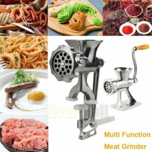 Home Heavy Duty Meat Grinder Mincer Stuffer Manual Sausage Filler Maker Machine