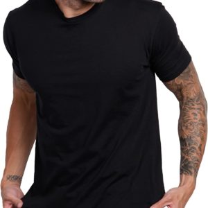 INTO THE AM Mens T Shirt - Short Sleeve Crew Neck Soft Fitted Tees S - 4XL Fresh