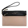 Kate Spade Medium Colorblock Saffiano Leather Wristlet (Warm Beige)