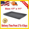 Large Nonstick 17" X 11" Cookie Sheet Baking Pan, Gray