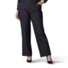 Lee Womens Plus Size Ultra Lux Comfort with Flex Motion Trouser Pant Black 28W,