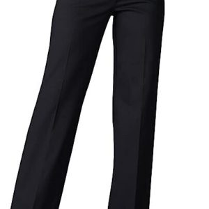 Lee Women's Ultra Lux Comfort with Flex Motion Trouser Pant - Black 10 Short