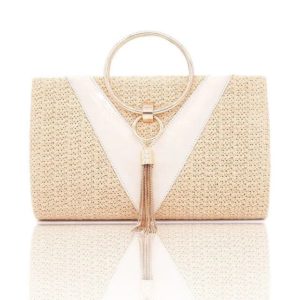 Luxury Women Evening Bag Ladies Party Wedding Clutch Bags With Tassel Purse