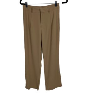 MakeMeChic Women's Summer Solid High Waist Wide Leg Trousers Office Work Pants M