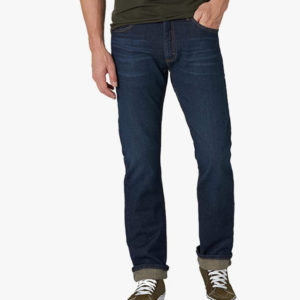 Men's "Lee" Comfort Stretch (Road Rash) Slim Fit Straight Leg jeans - 99% Cotton