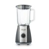 Morphy Richards 403010 Jug Blender with Ice Crusher Blades Inspire Kitchen Confidence, Glass, 600 W, 1.5 liters, Grey