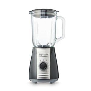 Morphy Richards 403010 Jug Blender with Ice Crusher Blades Inspire Kitchen Confidence, Glass, 600 W, 1.5 liters, Grey