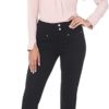 Rekucci Women's Secret Figure Pull-On Knit Straight Pant w/Tummy Control
