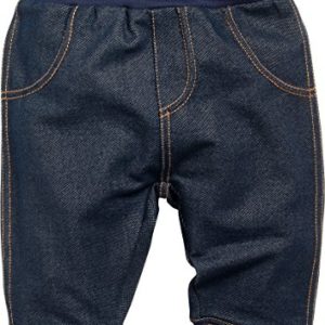 Schnizler Unisex Baby Baby Sweat-hose Jeans-optik Trousers, Blue (Blau 7), 3-6 Months UK