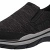 Skechers Men's Expected 2.0-Arago Slip On Canvas Loafer, Black, 11 Medium US