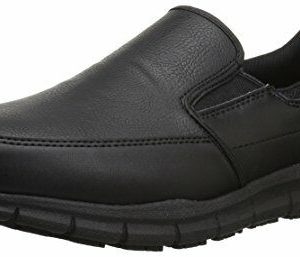 Skechers Men's Nampa-Groton Food Service Shoe Color BLACK