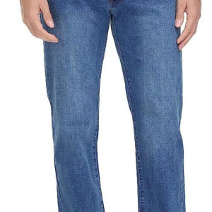 Soojun Men's Flex Waist Regular Fit Straight Leg Jeans