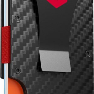 Sorax Minimalist Slim Wallet for Men - Carbon Fiber Wallets For Men RFID Blockin