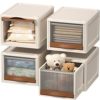 Storage Drawers Storage Bins with Drawers HAIXIN Plastic Drawers Organizer Wa...