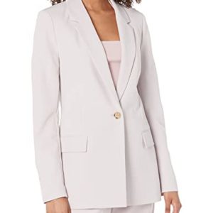 The Drop Blake Long Business Casual Blazer, Lilac Marble, M