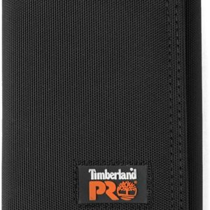 Timberland PRO Men's Cordura Nylon RFID Trifold Wallet with ID Window