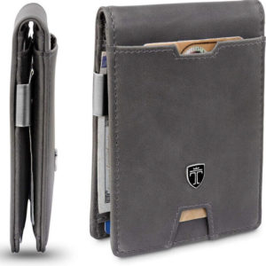 TRAVANDO Mens Slim Wallet with Money Clip AUSTIN RFID Blocking Bifold Credit Car