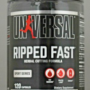 Universal Nutrition Ripped Fast 120 Capsules Herbal Cutting Formula Sport Series