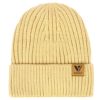 Vgogfly Lined Men Beanie Slouchy Knit Skull Cap Warm Stocking Hats Guys Women Striped Winter Beanie Hat, Khaki, One size