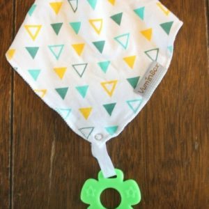 VuminBox Baby Bandana Drool Bibs and Teething Toys Made with 100% Organic Cotton