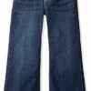 Wrangler Girls' Retro Stretch Boot Cut Jean, Dark Wash, 4S