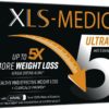 XLS-Medical Ultra 5 Weight Loss Capsules - Reduces Calories Absorbed from Dietary Fats - Lose Up to 5x more Weight - With Okranol as Active Ingredient - 84 Capsules, 2 Week Supply