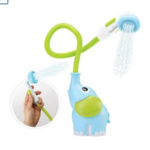 Yookidoo Baby Bath Shower Head Elephant Water Pump with Trunk Spout Rinse