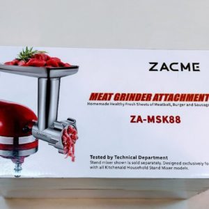 Zacme Meat Grinder Attachment for Kitchen Aid Stand Mixer, ZA-MSK88