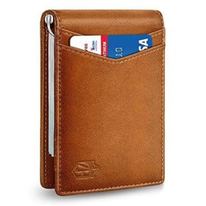 Zitahli Slim Wallets for Men RFID Money Clip Wallet Men's Front Pocket Minima...