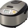 Zojirushi NS-LGC05XB Micom Rice Cooker & Warmer 3-Cups Uncooked Stainless Black