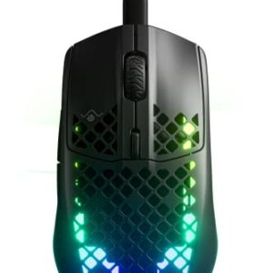 SteelSeries Aerox 3 Onyx (2022) - Super Light Gaming Mouse - 8,500 CPI TrueMove Core Optical Sensor - Ultra-lightweight 59g Water Resistant Design