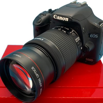 2.2x Telephoto Zoom Lens for Canon EOS Rebel T7i DSLR Camera with 18-55mm Lens