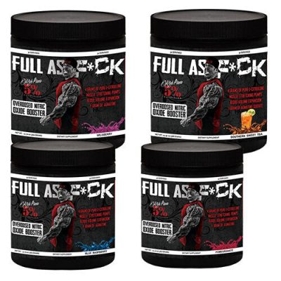 5% Nutrition FULL AS F**K Pre Workout Energy Pump Strength BOTH FORMULAS 30 & 25