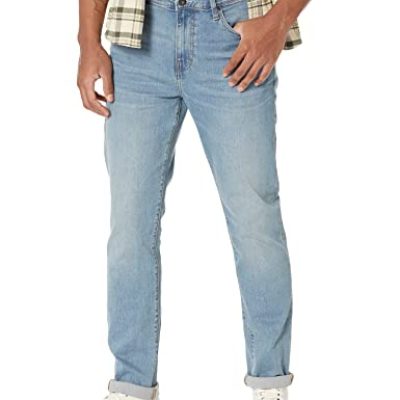 Amazon Essentials Men's Comfort Stretch Slim-Fit Jean (Previously Goodthreads), Light Blue, 32W / 32L